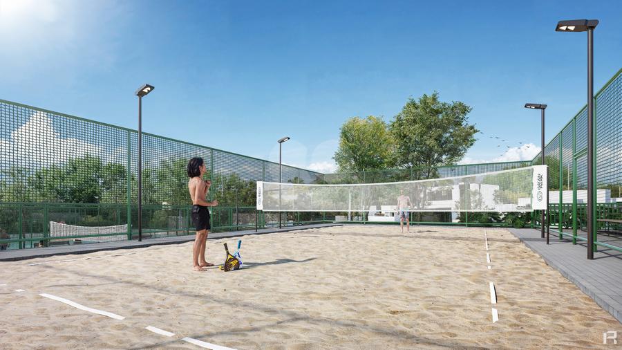 Quadra de Beach Tennis