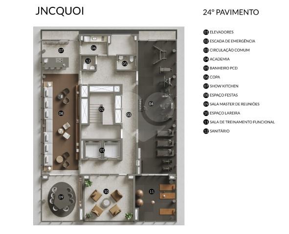 Implantação - 24º pavimento