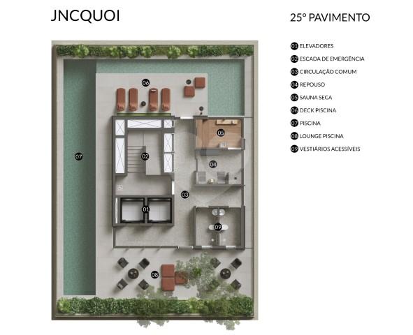 Implantação - 25º pavimento
