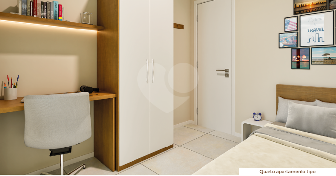 Apartamento tipo decorado