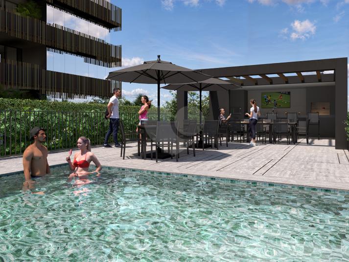 Piscina com Churrasqueira