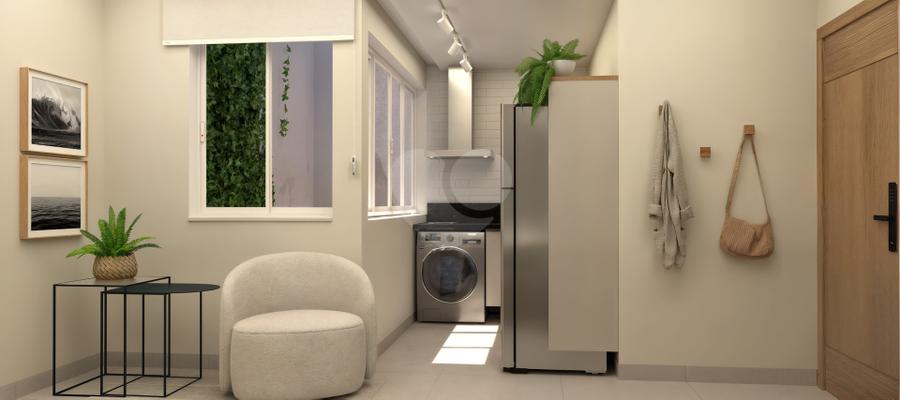 Apartamento 203 e 303 - Sala e Cozinha