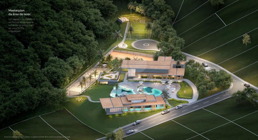 Masterplan da área de lazer