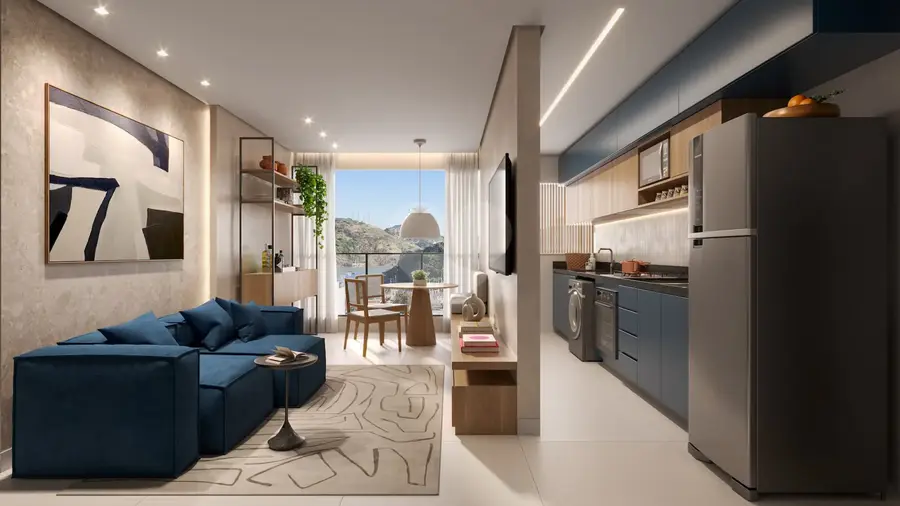 Sala de Estar / Cozinha