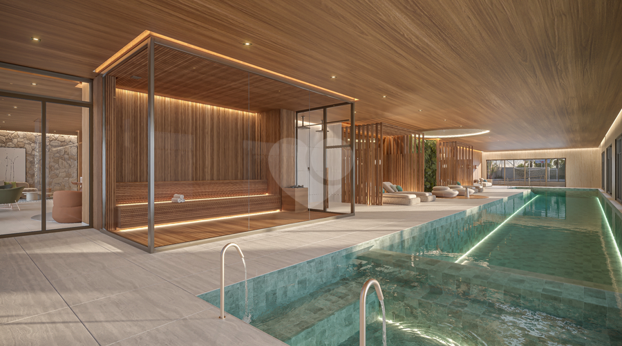 Piscina Coberta com Sauna