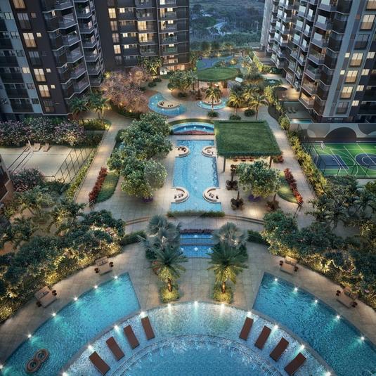 Vista Real da Piscina