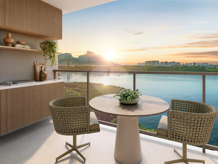 Varanda com Vista para a Pedra da Gávea