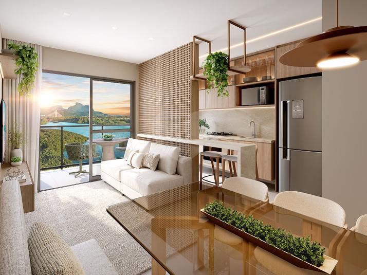 Sala Integrada com a Cozinha