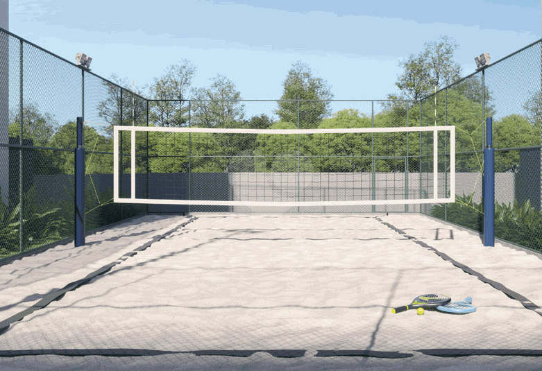 Quadra de Beach Tennis