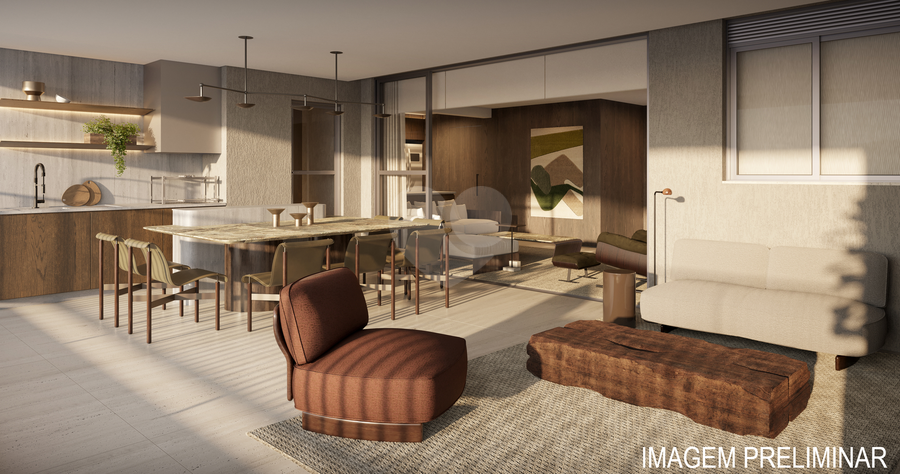 Terraço de 191m2 do Apartamento de 4 Suítes