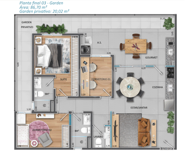 Venda Apartamento Itupeva Residencial Jardim Perolla Ii REO1004290 3