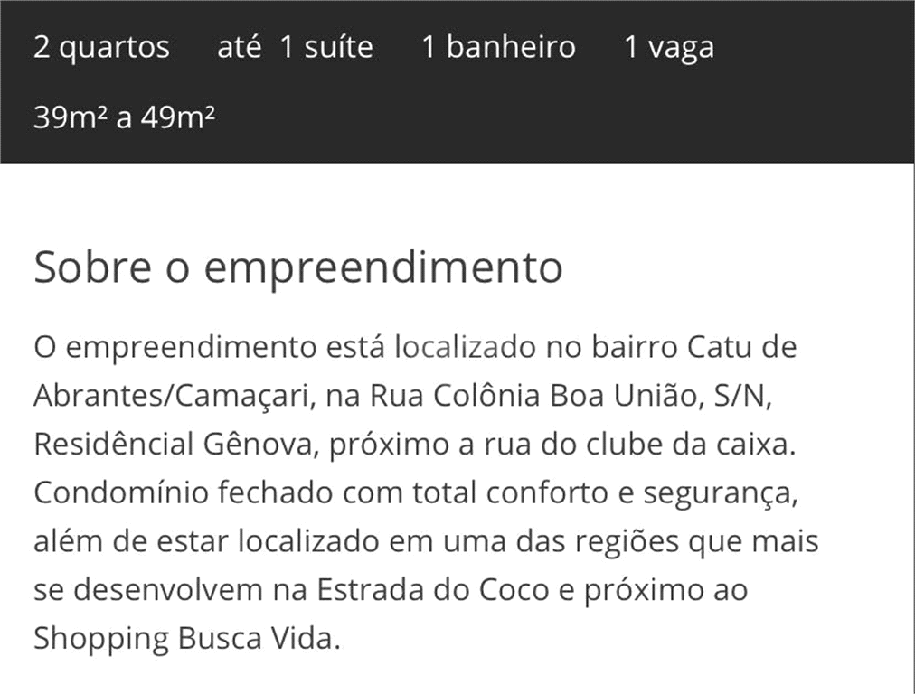 Venda Apartamento Camaçari Boa União (abrantes) REO1015776 21