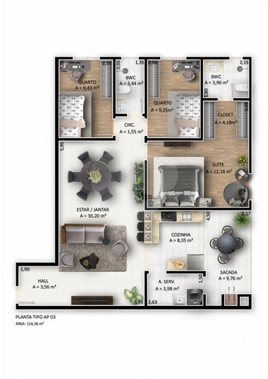 Venda Apartamento Curitiba Água Verde REO1021655 1