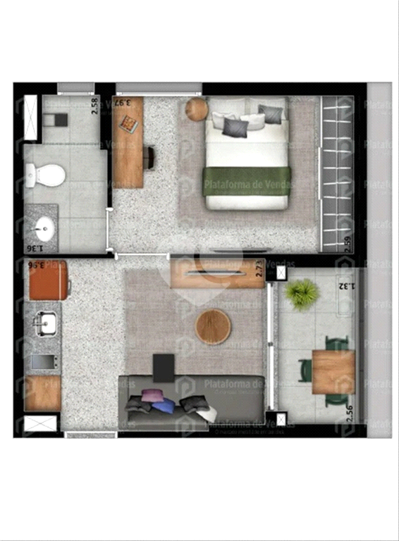 Venda Apartamento São Paulo Consolação REO1039149 3