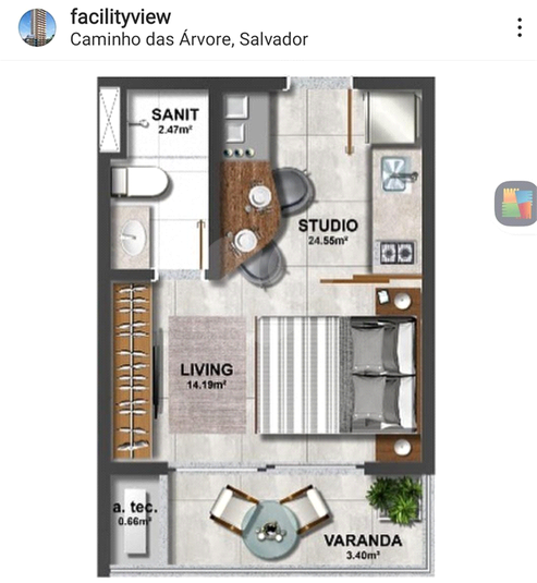 Venda Apartamento Salvador Caminho Das Árvores REO1050398 4