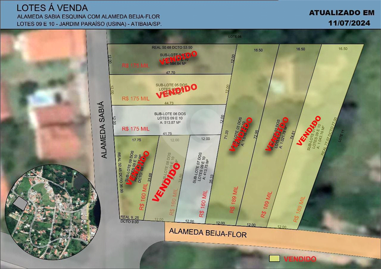 Venda Terreno Atibaia Jardim Paraíso Da Usina REO1057055 2