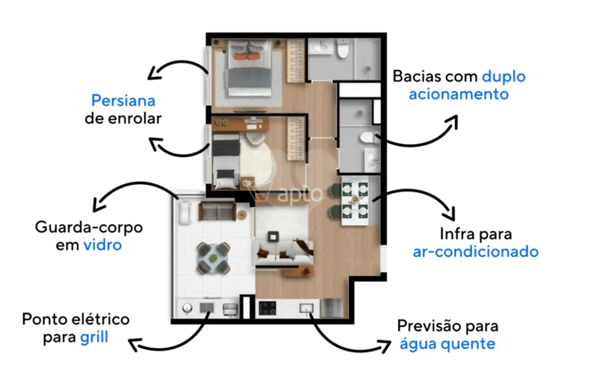 Venda Apartamento São Paulo Brooklin Paulista REO1059597 11