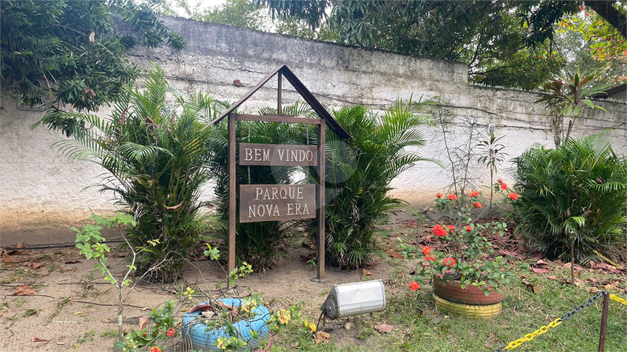 Jardim na rua da localidade