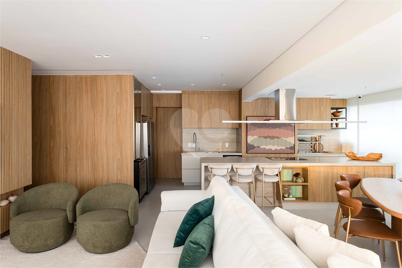 Sala de estar integrada