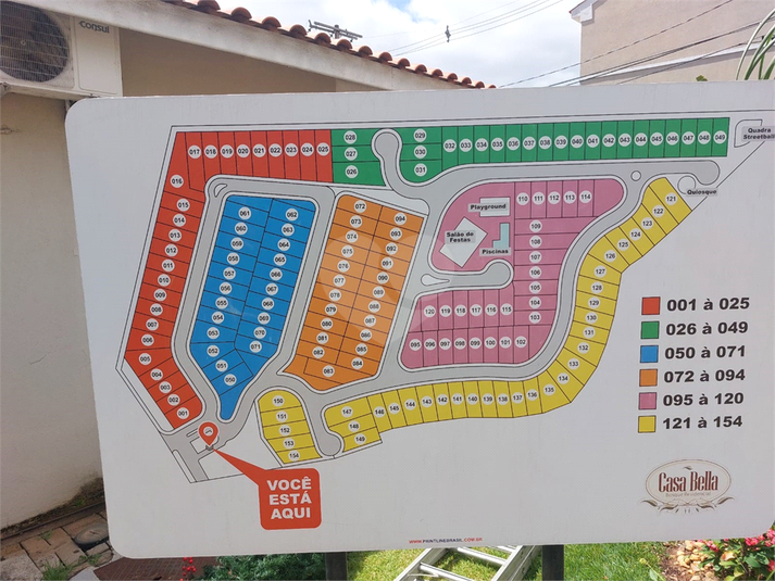 Mapa do condomínio