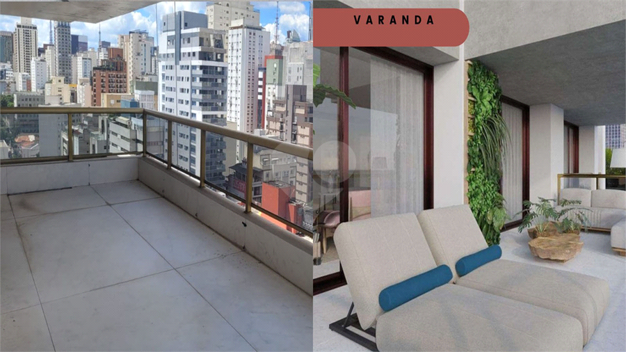 Sugestão "antes e depois" para decoração