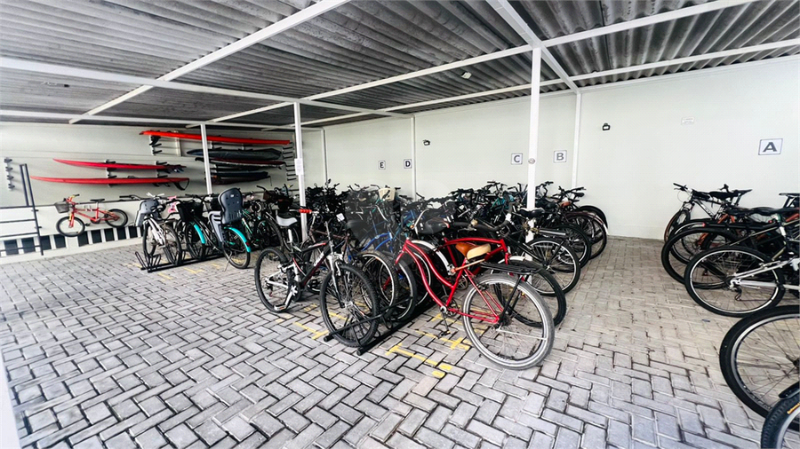 Biciletário com reconhecimento facial