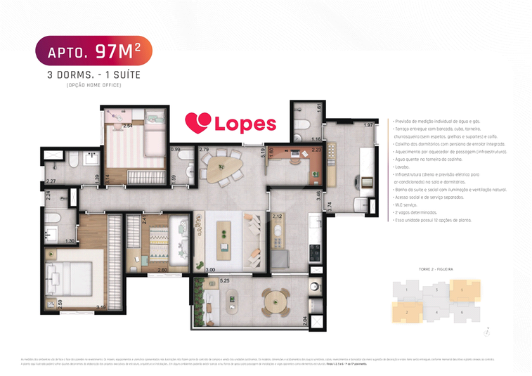 Area serviço separada 