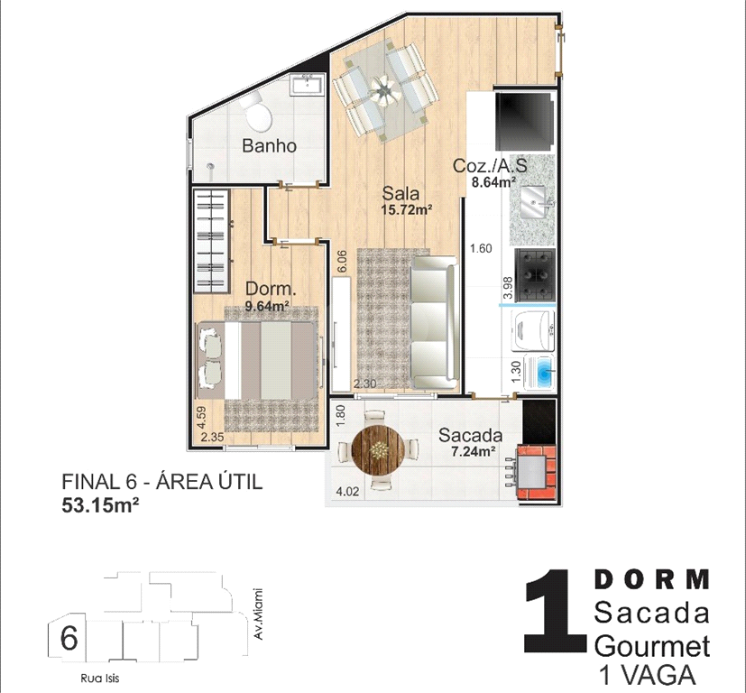 Venda Apartamento Praia Grande Caiçara REO628847 16