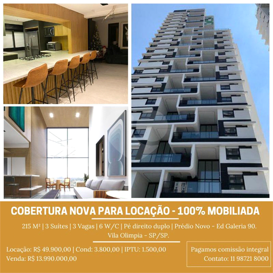 Venda Cobertura São Paulo Vila Olímpia REO646649 3