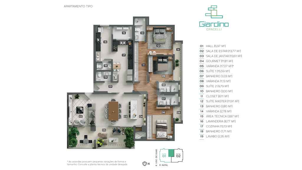 Venda Apartamento Cascavel Centro REO650895 12