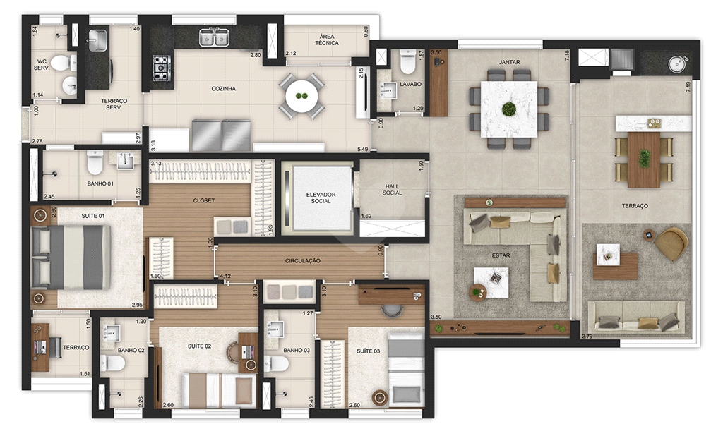 Venda Apartamento São Paulo Brooklin Paulista REO683082 12