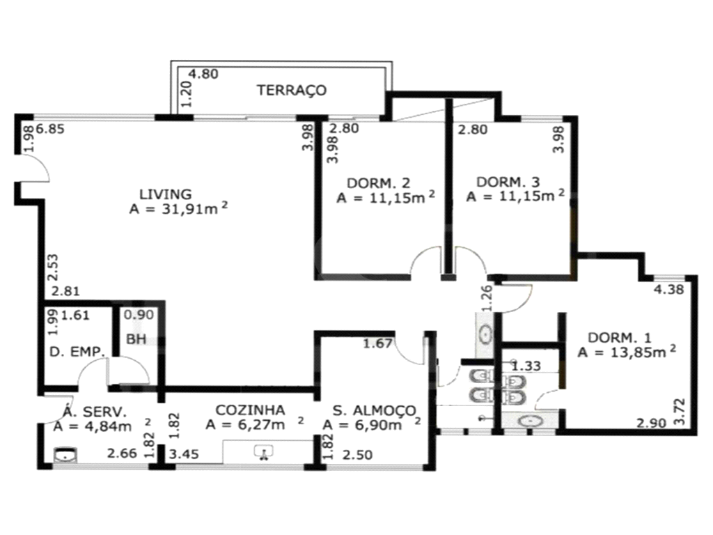 Venda Apartamento São Paulo Paraíso Do Morumbi REO688774 11