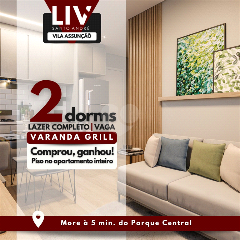 Venda Apartamento Santo André Vila Eldízia REO736060 3