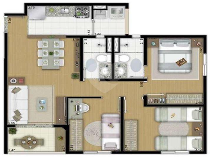 Venda Apartamento São Paulo Jardim Caboré REO77290 7