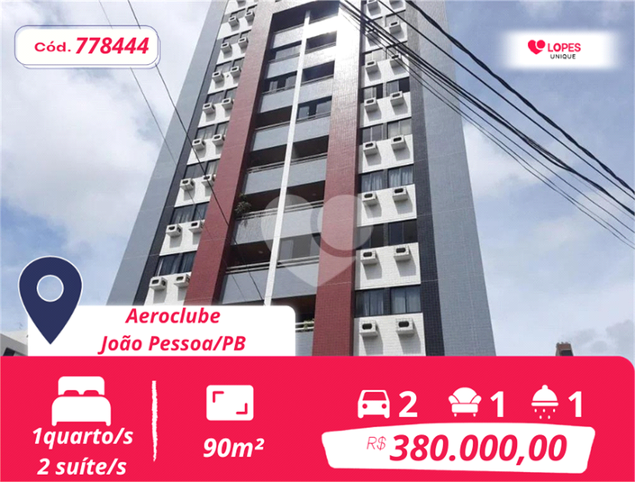 Apartamento, 1 quarto à Venda João Pessoa Lopes