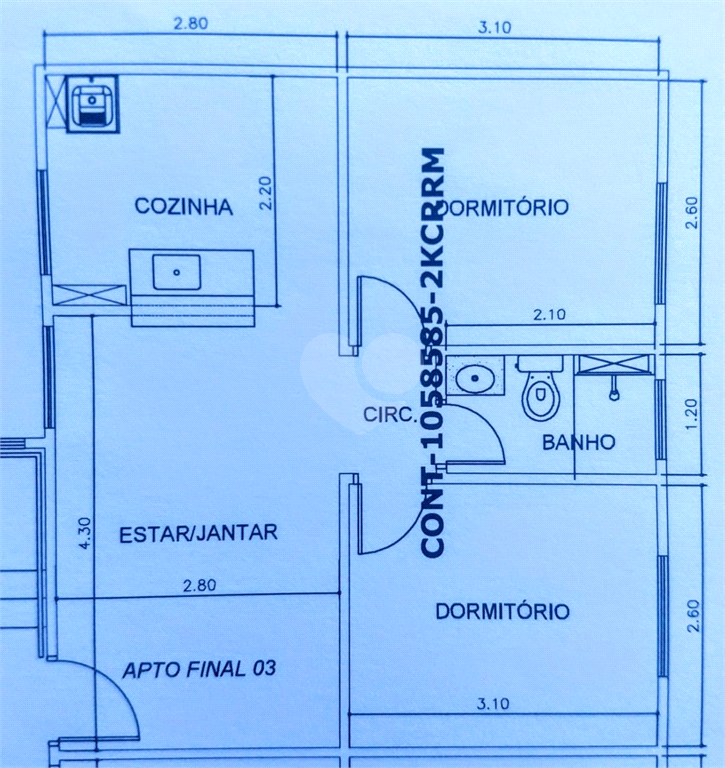 Venda Apartamento Taubaté Parque Bandeirantes REO791598 34