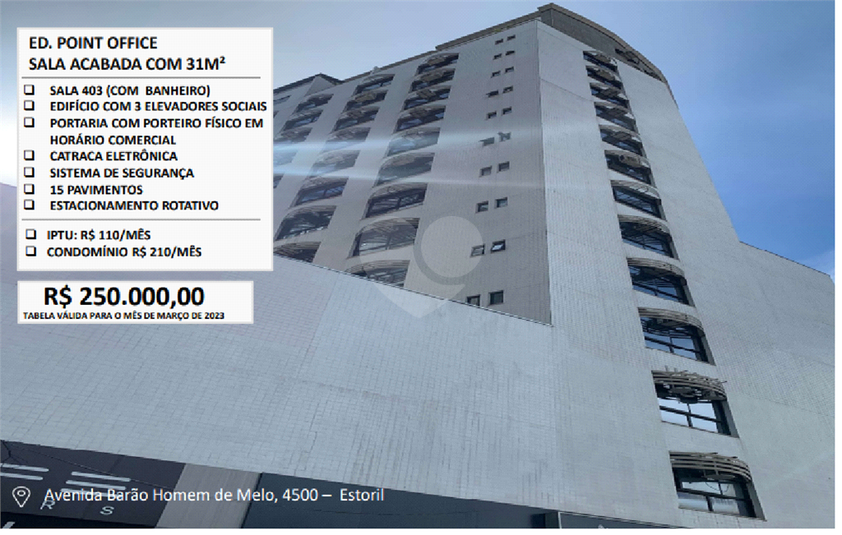 Venda Salão Comercial Belo Horizonte Estoril REO799637 7