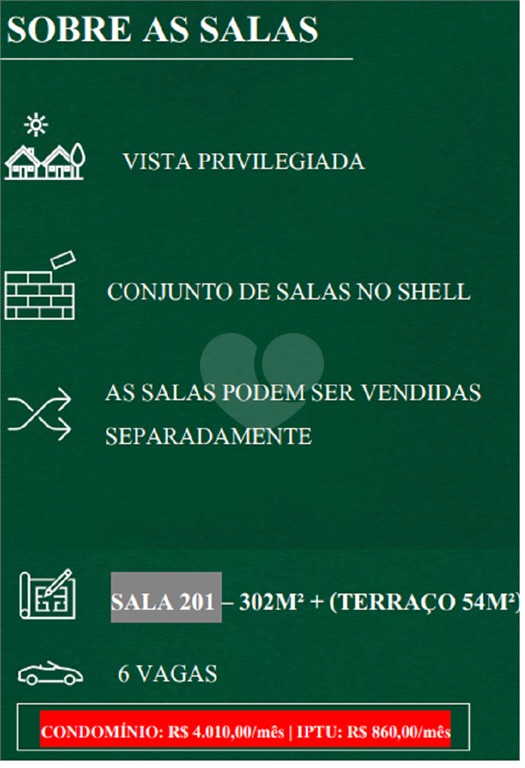 Venda Salas Belo Horizonte Santa Lúcia REO799843 13