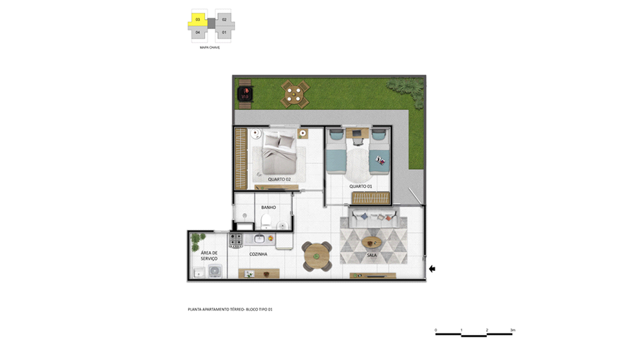 Venda Apartamento Brasília Ceilândia Norte (ceilândia) REO818224 19