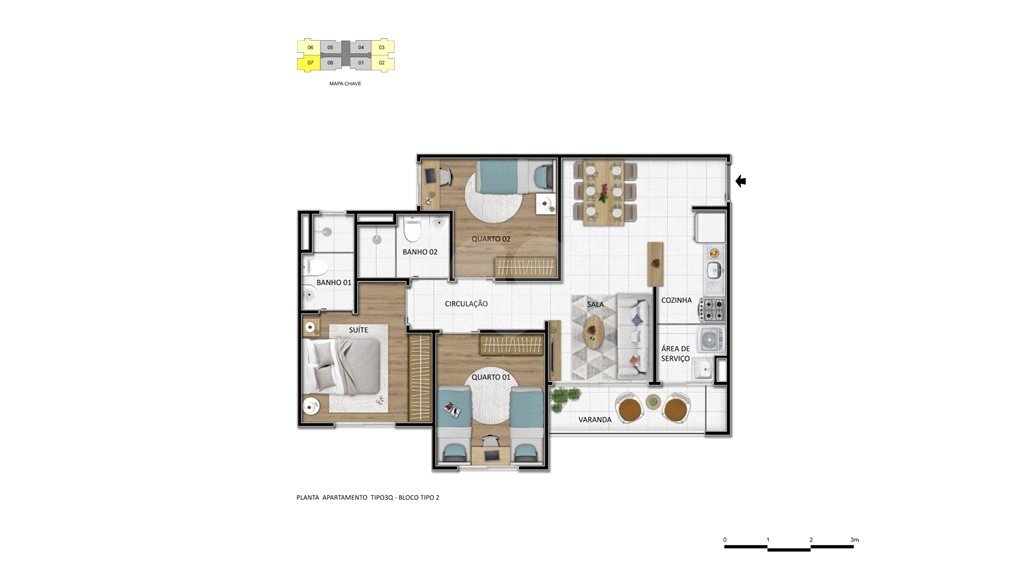 Venda Apartamento Brasília Ceilândia Norte (ceilândia) REO818224 21