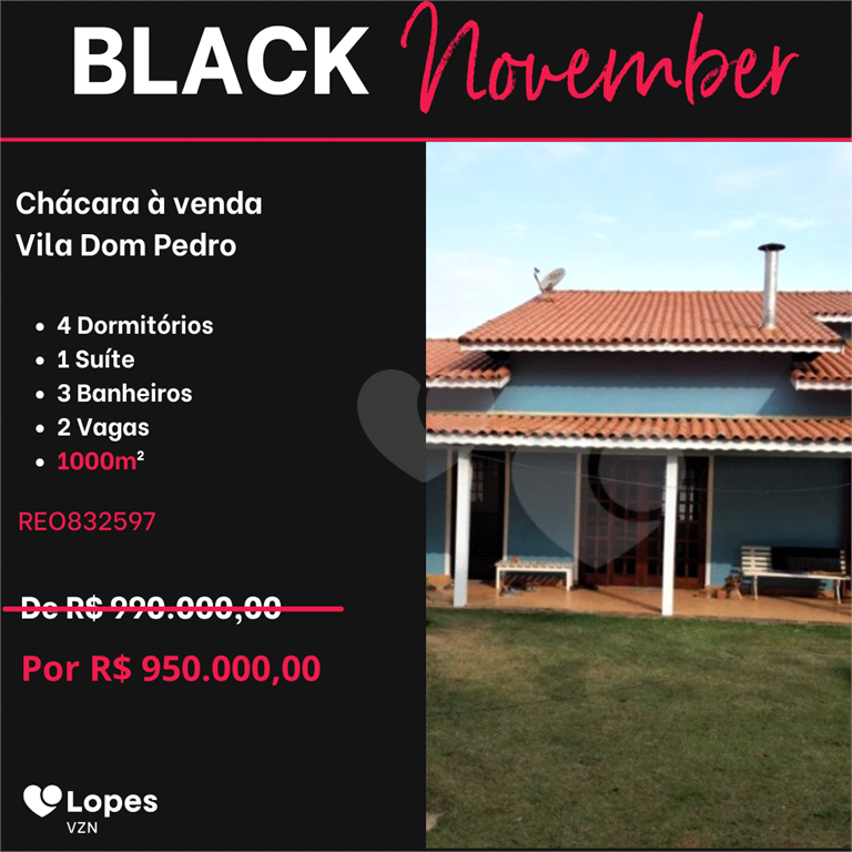 Venda Chácara Atibaia Vila Dom Pedro REO832597 1