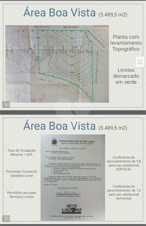 Venda Terreno Sete Lagoas Vila Brasil REO835644 3