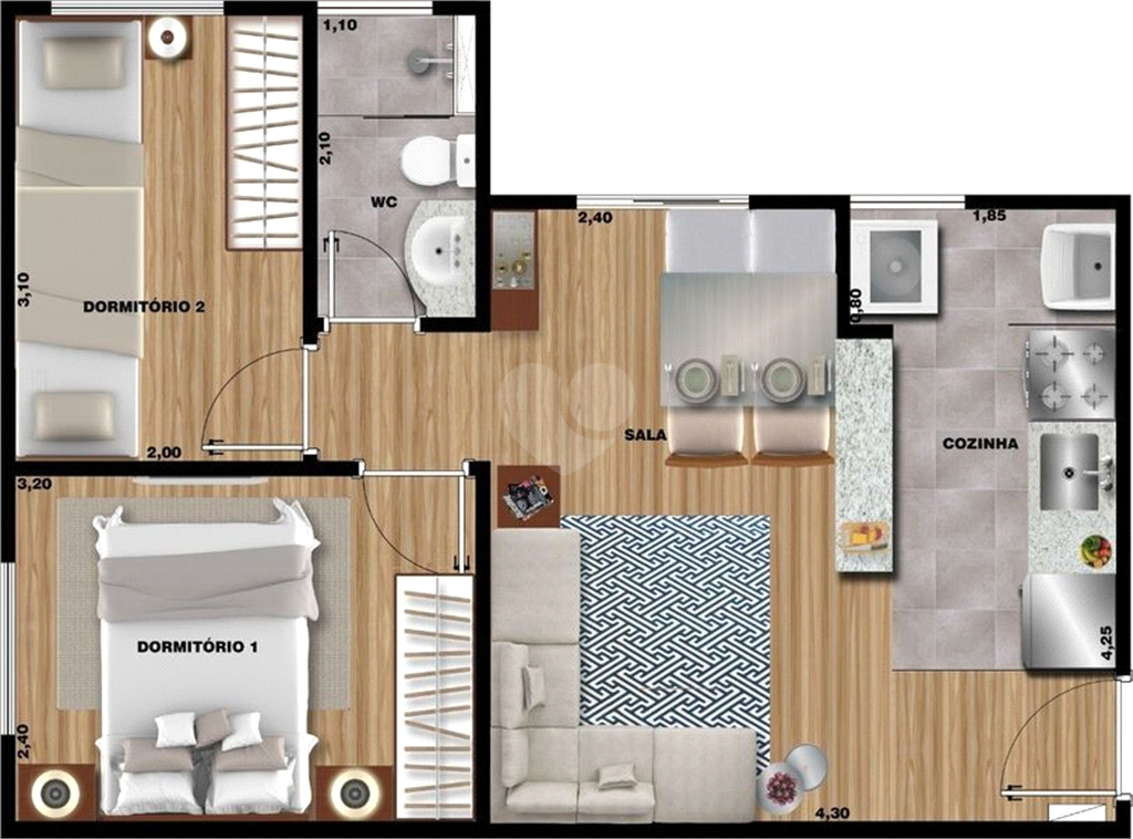 Venda Apartamento Lençóis Paulista Centro REO910062 13