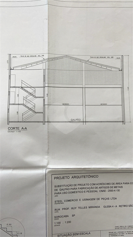 Venda Barracão Sorocaba Retiro São João REO926754 4