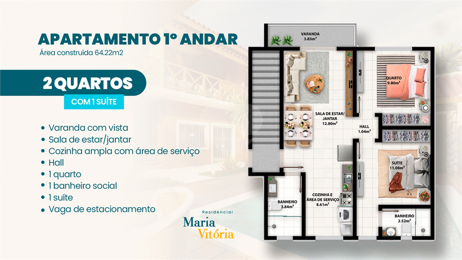 Venda Apartamento Porto Seguro Taperapuan REO933633 16