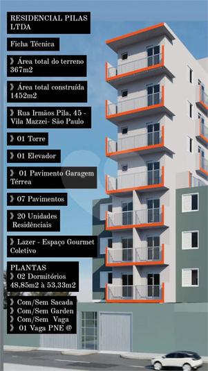 Venda Apartamento São Paulo Vila Mazzei REO942274 16