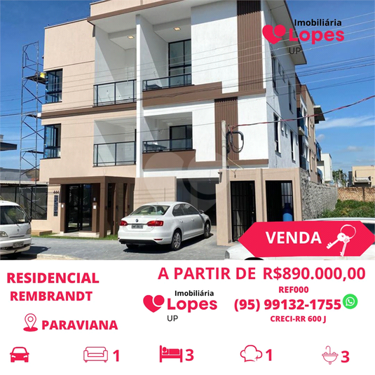 Venda Apartamento Boa Vista Paraviana REO945646 1