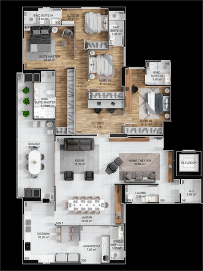 Venda Apartamento Cascavel Centro REO947226 24