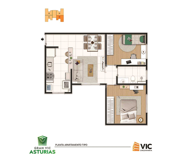 Venda Apartamento Sorocaba Jardim Guarujá REO949746 6