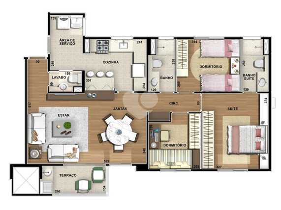 Apartamento 87m²